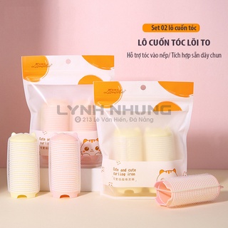 Set 02 lô cuốn tóc dễ thương, tiện lợi, nhỏ gọn và giữ nếp lâu, tự nhiên và không gây hư tổn tóc C268