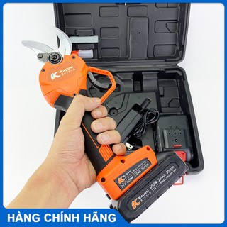 Kéo điện cắt tỉa cành cây Kapusi Kìm điện tỉa cây 600w, Kéo điện pin Lithium, Cỡ 30mm