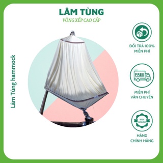 KHUNG VÕNG XẾP  INOX CỠ ĐẠI THẾ HỆ MỚI HIỆU LÂM TÙNG, ỐNG PHI 32 INOX DÀY 1,4LY BẢO HÀNH 5 NĂM