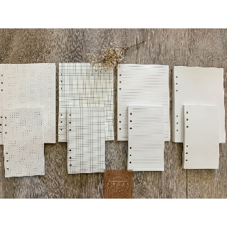 Ruột sổ refill cho sổ còng Planner 6 lỗ A5/A6 80 tờ