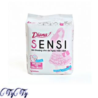1 Bộ 6 Gói BVS Có Cánh Diana SenSi Siêu Mỏng