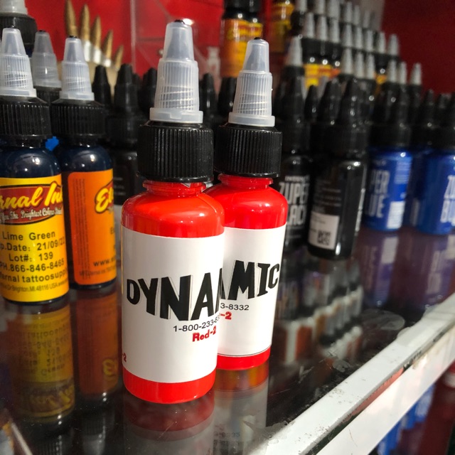 Mực tập Dynamic màu đỏ 30ml:69k/chai