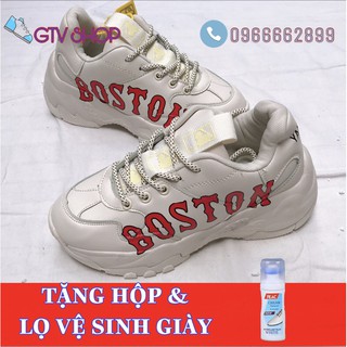 Full hộp-Full Bill và Lọ vệ sinh giày - Giày thể thao nam nữ MLB boston, đê tách l;oại 1 QC, dải size 36-43   .