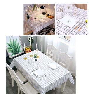 Khăn trải bàn caro  PVC không thấm nước , trải bàn ăn vintage tinh tế sang trọng nhiều mẫu