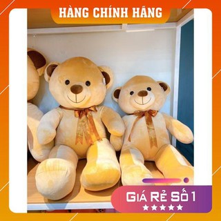 [CAO CẤP] Gấu bông Teddy thú nhồi bông mồm thêu mbthu81