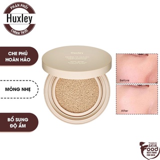 Phấn Nước Che Phủ Tốt, Mỏng Nhẹ Chiết Xuất Cây Xương Rồng Huxley Cover Cushion - Own Attitude SPF23/PA++ 12g