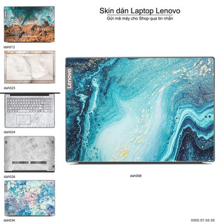 Skin dán Laptop Lenovo in hình vân đá (inbox mã máy cho Shop)