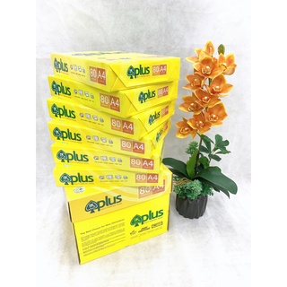 Giấy in, giấy photo IK plus vàng A4, ĐL 80g/m2 ( 500 tờ/1 ram )  Giấy văn phòng giá rẻ