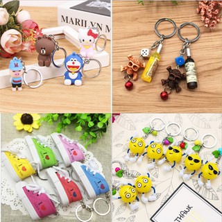 Móc khóa nhiều hình dễ thương móc khóa buôn sỉ