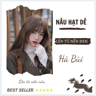 Thuốc Nhuộm Tóc Màu Nâu Hạt rẻ Tăng Oxy Trợ Nhuộm, Siêu Tôn Da Không Cần Tẩy Tóc