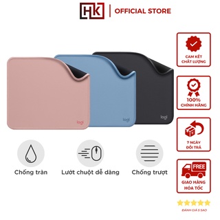 Miếng lót chuột Logitech Studio Series - Đế cao su chống trượt, lướt dễ dàng, bề mặt chống đổ tràn, bền bỉ, nhỏ gọn