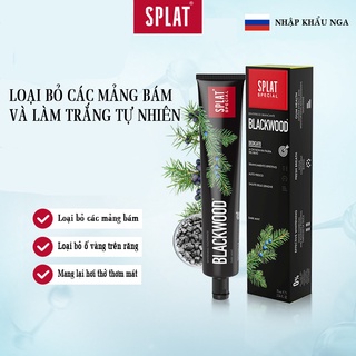 Kem Đánh Răng Than Hoạt Tính SPLAT Blackwood Làm Trắng Răng Hiệu Quả