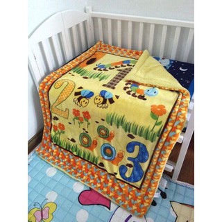 Chăn lông cừu dày ấm dành cho be kích thước 1 X 1.5 M