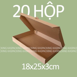 18x25x3cm - 20 thùng hộp carton đựng hàng ship cho khách