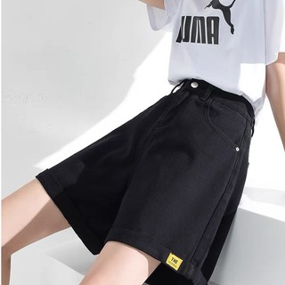 Quần Short Jean SUNNNY Quần Sooc Kaki Ống Rộng 3 màu Đen Be Trắng