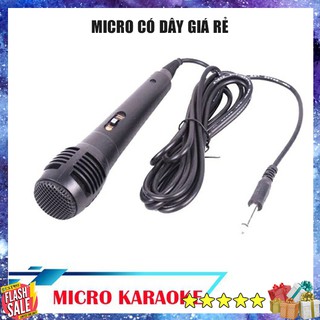 Micro karaoke có dây dài 2m giá rẻ