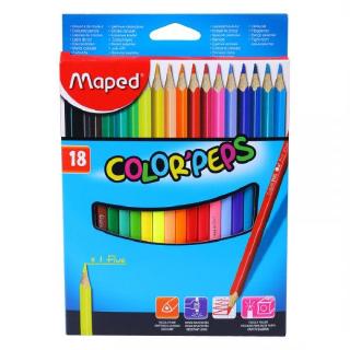 Chì Màu 18 Màu - Maped 832063 - Maped
