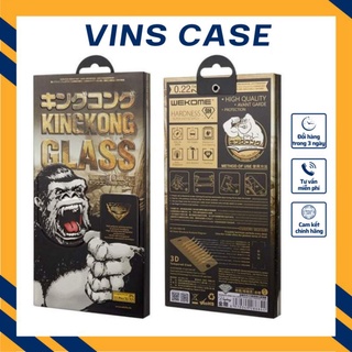 Kính CườngKingKong Cao Lực  Cấp Chính Hãng Full Màn Chống Va Đập Tốt Dành Cho Iphone