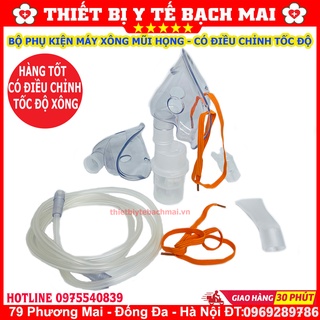 Bộ Phụ Kiện Xông Mũi Họng Xông Khí Dung Ag Life Có Điều Chỉnh Tốc Độ Cho Các Loại Máy Xông Khí Dung
