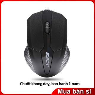 Chuột không dây, chuột máy tính Surmt giá rẻ thương hiệu của Mỹ, thiết kế nhỏ gọn, bảo hành 12 tháng 3W009