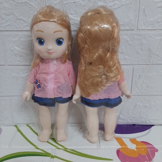 {Xã Lỗ} Búp bê Hàn Quốc Ellie thân nhựa 28 cm 캐리와장난감친구들 Carrie and friends doll Korea 2017