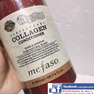 DẦU XẢ MEFASO COLLAGEN ITALY CHO TÓC HƯ TỔN
