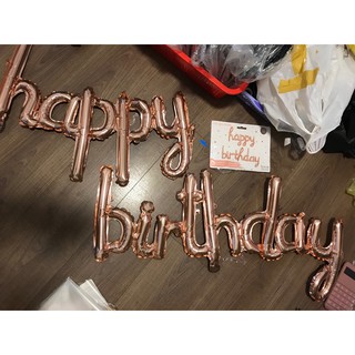 Bóng chữ Happy Birthday