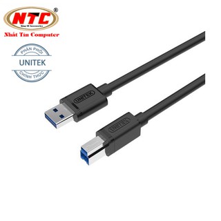 Cáp máy in 3.0 Unitek Y-C4006GBK dài 1.5M-hỗ trợ tốc độ truyền tải lên đến 5Gbps