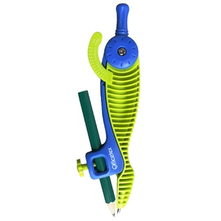 Bộ Compa Kèm Bút Chì Gỗ - Officetex OT-CO1001 - Màu Xanh Lá