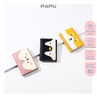 Ví Cầm Tay Nhỏ PaPu VN31 Sticker Hoạt Hình Siêu Dễ Thương