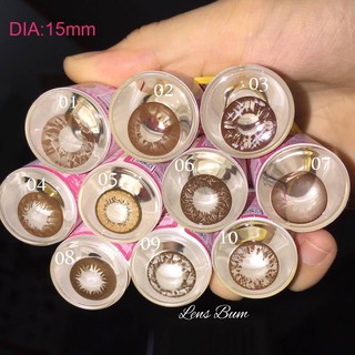 Kính giãn tròng màu choco, lens Vassen chính hãng Korea