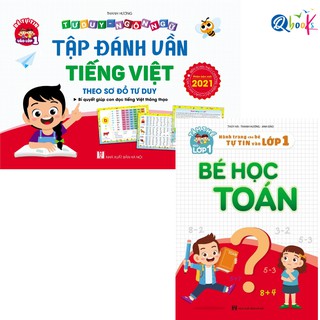 Sách - Combo Tập Đánh Vần Theo Sơ Đồ Tư Duy và Bé Học Toán (2 cuốn)