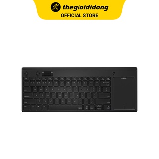 Bàn phím không dây Touchpad Rapoo K2800 đen - Thiết kế gọn nhẹ - Chính hãng BH 12 tháng