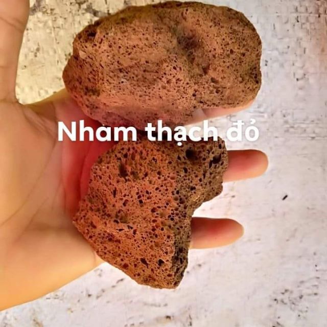 Đá nham thạch - đen, nâu, đỏ[1kg]