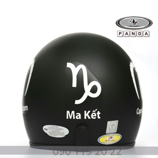 (Hàng độc quyền) Mũ Phượt 3/4 cung ma kết