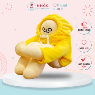 [SIZE LỚN] Đồ Chơi Người Chuối Gấu Bông Trầm Cảm LELUSH Banana Man CAO CẤP SIZE 70/55/40cm Tạo Nhiều Kiểu Dáng TC - NHÓC