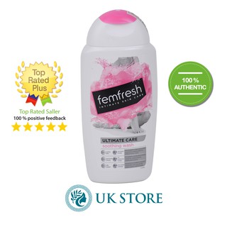 Nước rửa vệ sinh phụ nữ Femfresh Ultimate Care Soothing Wash 250ml Bill Anh