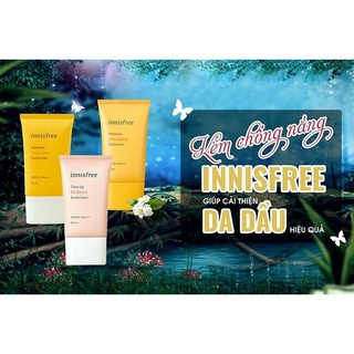 Kem chống nắng Innisfree nâng tone trắng da KCN quốc dân