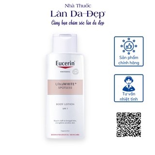 Sữa dưỡng thể Eucerin Ultra White Spotless SPF 7 chăm sóc da hỗ trợ làm sáng da 250ml