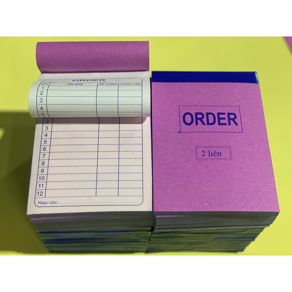 10 QUYỂN ODER 2 LIÊN hoặc 3 liên