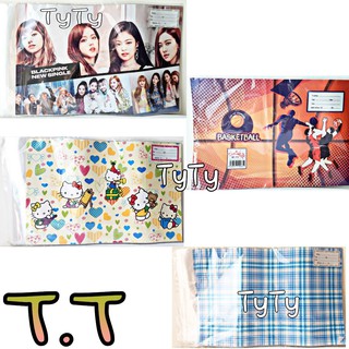 10 Tờ Giấy Bao Tập In Hình Dễ Thương (Màu Ngẫu Nhiên)