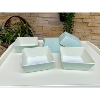 Bát nhựa phíp vuông chống vỡ, chống bám dính