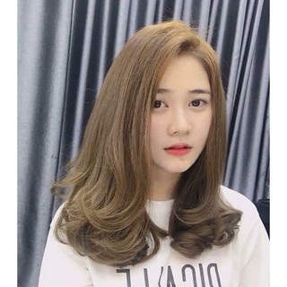 Thuốc Nhuộm Tóc Màu Nâu Tây Medium Blonde Ashen Gold 7.31