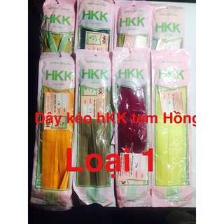 dây kéo giọt lệ,giọt nước 25cm HKK siêu xịn loại 1 cuốn bọc bao trắng tông1