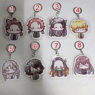 Móc khóa anime KImetsu No Yaiba (Bộ chibi mới)