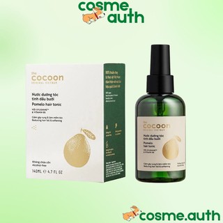 Tinh Dầu Bưởi Dưỡng Tóc Giảm Gãy Rụng &amp; Làm Mềm Tóc Cocoon Pomelo Hair Tonic 140ml