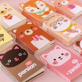 Sổ tay hình Gấu Pison khổ A6, sổ ghi chú mini dễ thương 10*8cm - 1 cuốn