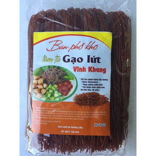 500g Bún gạo lứt khô Vĩnh Khang / Phở gạo lứt khô Vĩnh Khang