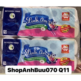 [Q11] 10 CUỘN GIẤY VỆ SINH 3 LỚP LINH AN