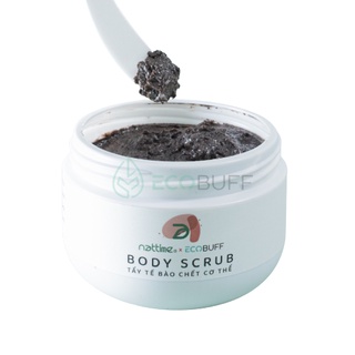 Tẩy da chết body Cafe Ecobuff Nattime tẩy tế bào chết organic lành tính thuần chay không hạt vi nhựa